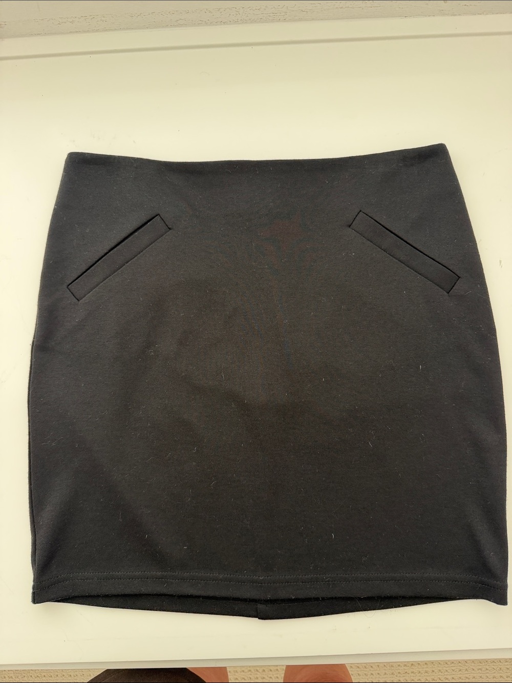 Forever 21 Black Mini Skirt with Front Welt Pockets